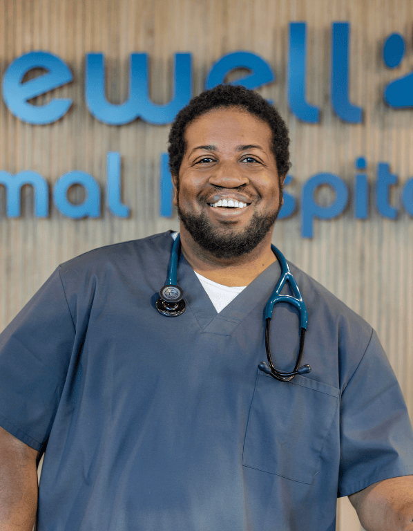 Dr. Kenyatta Finn, Lead DVM and Founder of Livewell Animal Hospital of Shaw